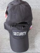 SECURITY CAP / HAT WITH USA FLAG ON SIDE