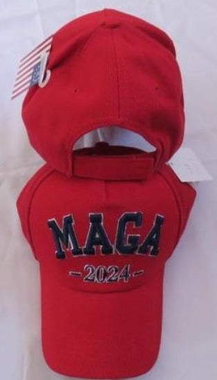 MAGA 2024 Red Trump Make America Great Again Cap Embroidered Hat
