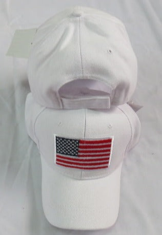 White American USA Flag Cap Embroidered Hat