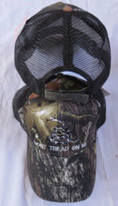DON'T TREAD ON ME GADSDEN CAMO CAP blackout EMBROIDERED