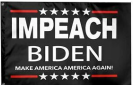 Impeach Biden Make America Great Again 4'x6' Flag ROUGH TEX® 100D