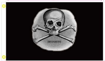 Incognito 2'x3' Flag ROUGH TEX® 100D Old Pirate Secret Society Skull & Bones