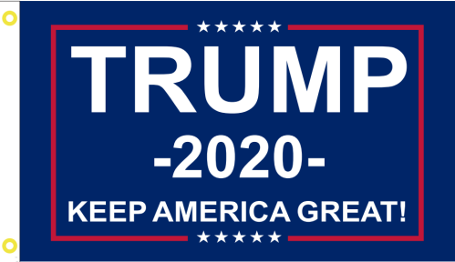 TRUMP 2020 KEEP AMERICAN GREAT KAG 6'X10' 68D FLAG