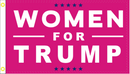 Women For Trump 3'x5' 100D Double Sided Flag