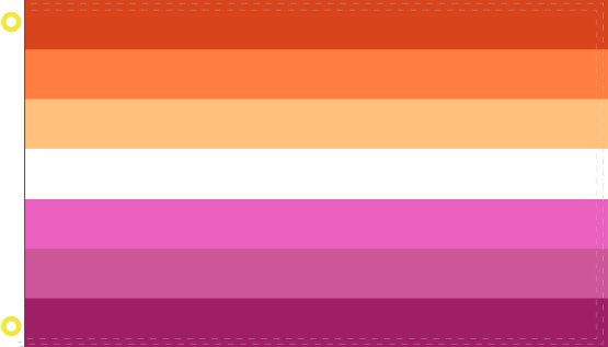 Lesbian Sunset 3'X5' Flag ROUGH TEX® 68D