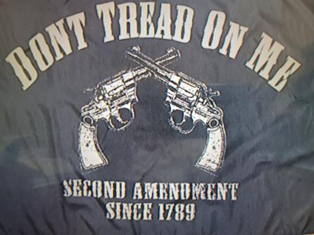 DTOM Don't Tread On Me 2A Black 3'X5' Flag Rough Tex® 68D Nylon