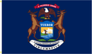 3’X5’ 68D NYLON MICHIGAN FLAG