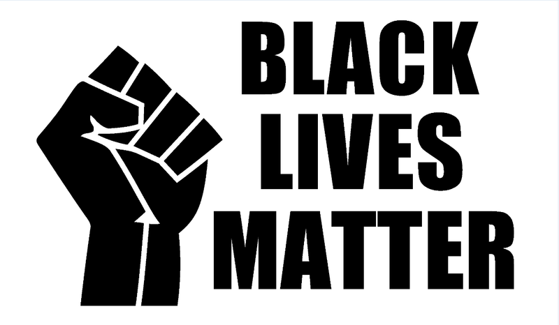 Black Lives Matter Militant White 3'X5' Flag Rough Tex® 68D Nylon