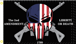 Liberty Or Death 2nd Amendment 1791 Flag 3'X5' Rough Tex® 68D Nylon