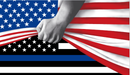3’X5’ 68D NYLON US POLICE HERITAGE FLAG