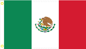 Mexico 4'x6’ Nylon 68D