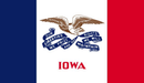 Iowa 4'x6' Flag ROUGH TEX® 200D
