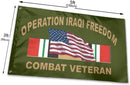 Iraqi Freedom Combat 3'X5' Flag ROUGH TEX® 100D