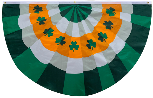 Ireland Shamrock Fan 3'x5' Flag ROUGH TEX® 68D Nylon