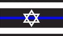 Israel Police 12"x18" Flag With Grommets ROUGH TEX® 100D