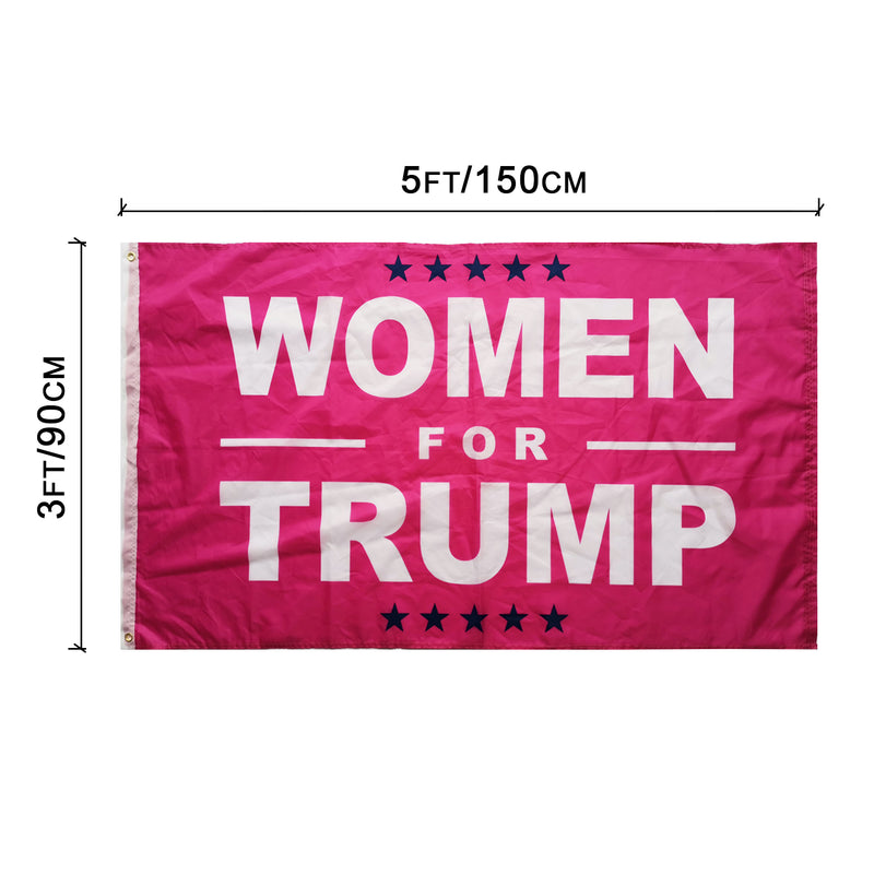 Women For Trump 100D 3x5 Feet Flag Rough Tex ® Flags