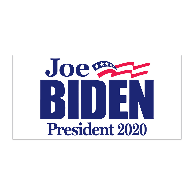 Joe Biden Official Democratic Party Presidential Banner White 3'X5' Single Sided Flag Rough Tex® 100D