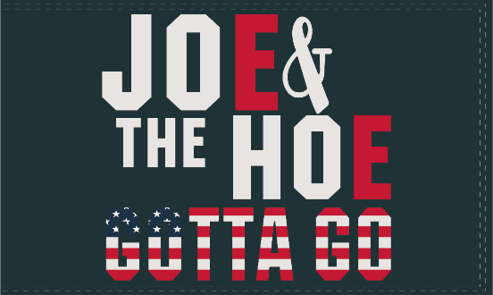 Joe and The Hoe Gotta Go USA 3'X5' Flag Rough Tex® 100D
