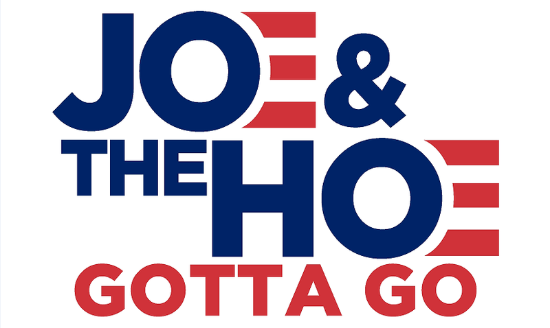 Joe and The Hoe Gotta Go White 3'x5' Flag ROUGH TEX® 68D Nylon