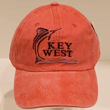 Conch Republic Key West Orange Faded Cap 12 Pack