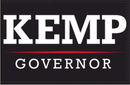 Georgia Governor Brian Kemp 2'x3' Flag ROUGH TEX® 100D