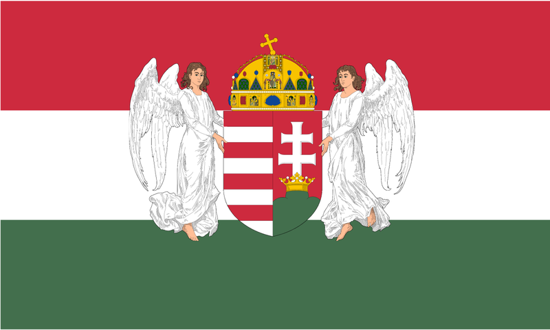 Kingdom Hungary 1000 2'x3'  Double Sided Flag Rough Tex® 100D