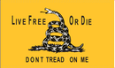 Live Free or Die Don't Tread On Me 3'X5' Flag Rough Tex® 100D
