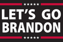 Let's Go Brandon Black Official FJB 5'x8' Flag (100D Rough Tex) TRUMP