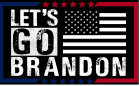Let's Go Brandon Black  USA 3'X5' Flag ROUGH TEX® 100D