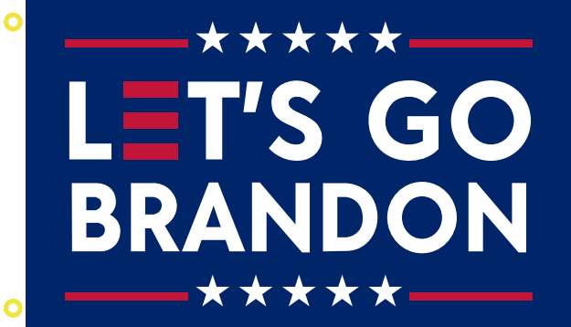 Let's Go Brandon Red E 2'x3' Flag ROUGH TEX® 100D