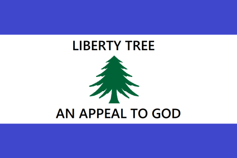 US NAVAL ENSIGN Old New England AN APPEAL TO GOD Liberty Tree American 1776 3’X5’ 100D Rough Tex Flag