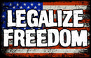 Legalize Freedom USA 3'X5' Flag ROUGH TEX® 100D