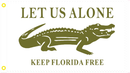 Let Us Alone Keep Florida Free 3'X5' Flag Rough Tex® 100D