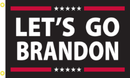 Let's Go Brandon Black 3'X5' Flag ROUGH TEX® Nylon 150D