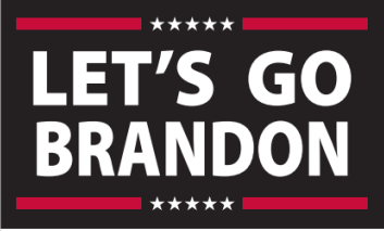 Let's Go Brandon Black 3'X5' Flag ROUGH TEX® 100D