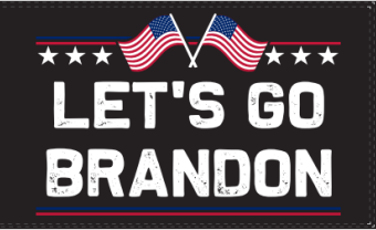 Let's Go Brandon USA Flying Flags 3'X5' Double Sided Flag ROUGH TEX® 100D