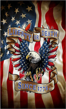 Liberty or Death Since 1776 3'X5' Banner Flag ROUGH TEX® 100D