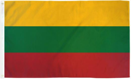 Lithuania 3'x5' Flag ROUGH TEX® 68D Nylon