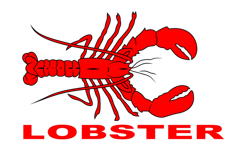 Lobster 3'x5' Flag ROUGH TEX® 68D Nylon