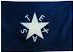 Texas Lorenzo De Zavala 4'x6' Embroidered Flag ROUGH TEX® 600D Oxford Nylon