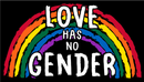 Love Has No Gender Rainbow Pride 3'X5' Flag Rough Tex® 100D LGBTQ+