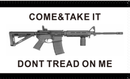Come and Take It Don't Tread On Me M4 2A NRA 3'X5' Feet Double Sided Flag Rough Tex® 100D