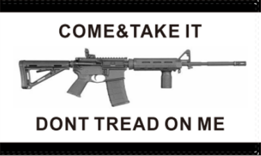 Come and Take It M4 Don't Tread On Me 3'X5' Flag Rough Tex® 100D