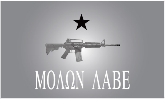 M4 Molon Labe 3'X5' Flag Rough Tex® 100D