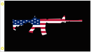M4 USA Come and Take It Black 3'X5' Flag ROUGH TEX® 100D