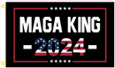 MAGA King USA 2024 3'X5' Flag ROUGH TEX® 100D