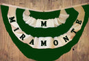 Miramonte High School Bunting 3'x6' Embroidered