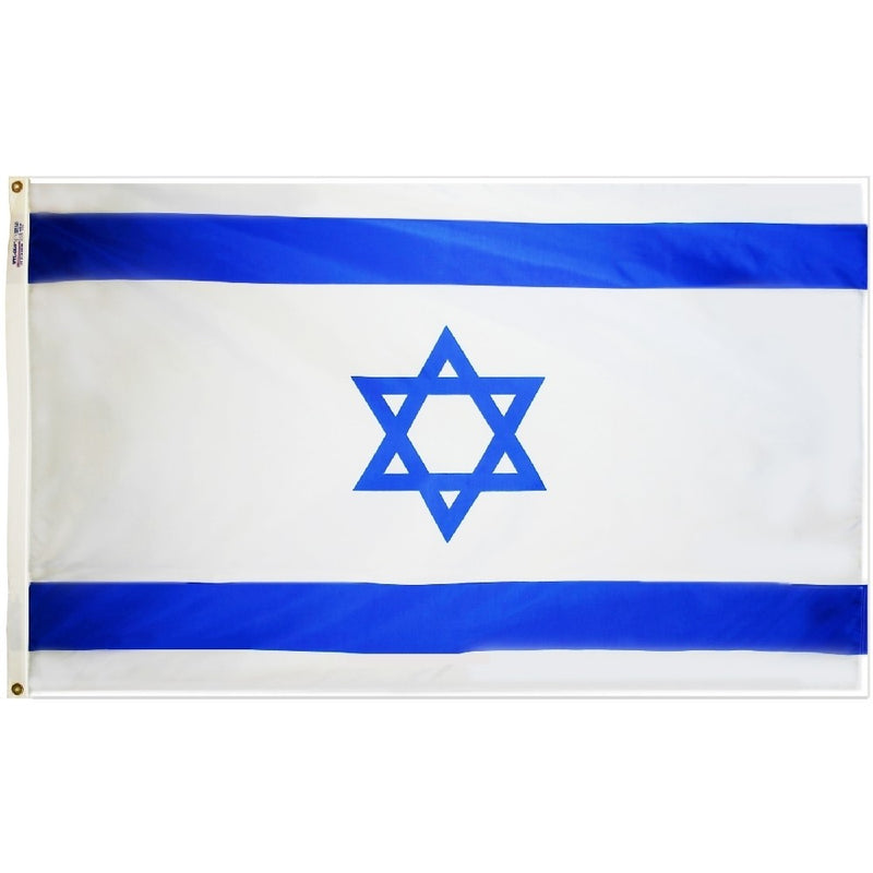 Israel 3x5 Feet Flag 100D Rough Tex Religious Collection