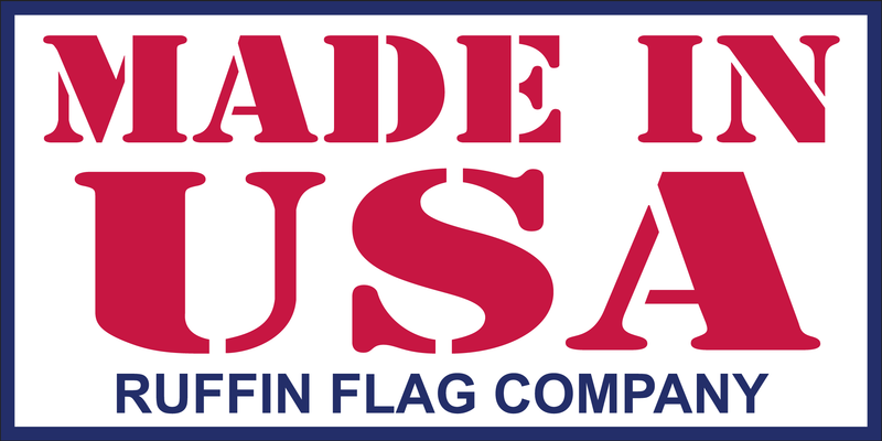 American 2'X3' U.S.A Flag Embroidered Stars & Sewn Stripes 100% Rough Tex® Made In The USA