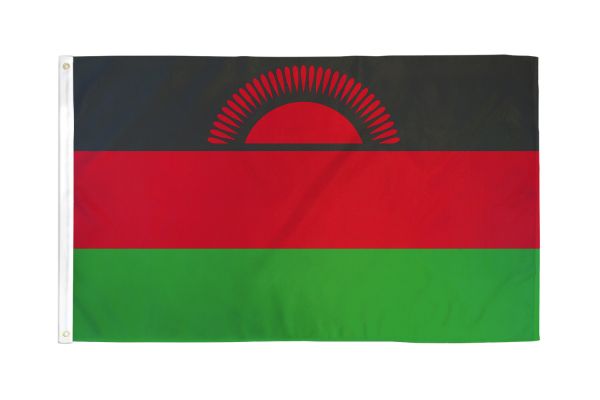 Malawi 3'X5' Country Flag ROUGH TEX® 68D Nylon